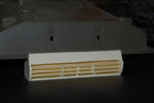 Fits below stock hull but I will strongly recommend the improved back plate.