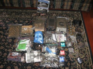 The ‘spread’ now including Ebay purchases for the Tamiya kit and all the aftermarket goodness.