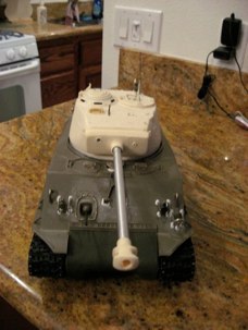 Putty added to brush guards for simulated welds.  Weather stripping replaced on bow machine gun.  Turret Gun and muzzle break in place.