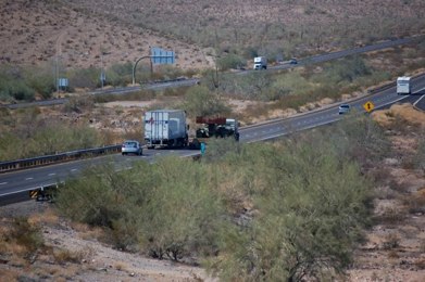 Driving along I-10 and what do my eyes happen to see?  M60 AVLB!