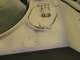 This helps to add a tremendous amount of depth and dimension to the paint. This technique really helps prevent that flat "toylike" appearance, especially on monochromatic schemes.
