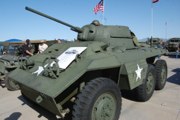M-8 Greyhound was ahead of me in traffic.