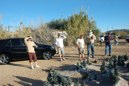 The salutes are more of a sun block at this moment!