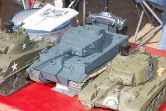 Veteran/rookie on the field with russian tiger.