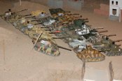 34 tanks in the lineup (really 31 and 3 Heng Long)  Not pictured, Porsche KT and Tiger that left earlier.  Grand total of 36 on the field.  Nice showing.