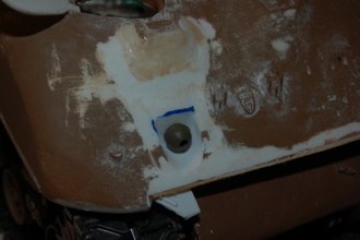 I ground a little much and added CA.  I will feather everything together with some epoxy putty soon.