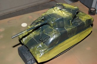 several light coats were used