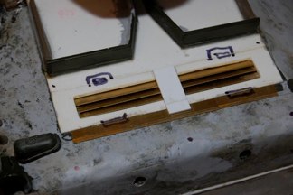 engine louvres from Brass and Styrene.