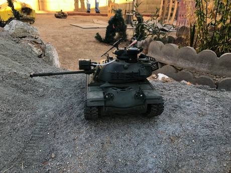 Drives like a champ after I added Tamiya Pershing track