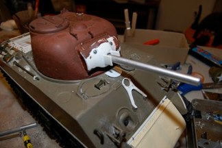 Take reassembled fro painting