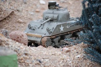 Our combat debut was appropriate, rain, mud, cold conditions were a test of the VVSS suspension and the tank emerged a true veteran and Worthy of its legacy.