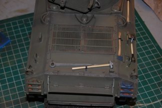 Engine deck gets same treatement.