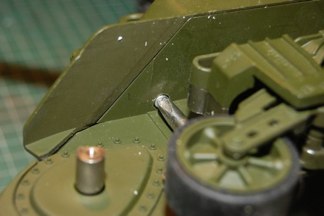 Once the track is removed, access to 8 hull mounting screws is simple.