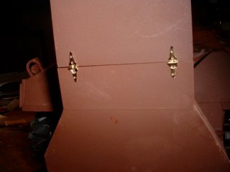 Now I add some hinges and clips to replicate the fasteners.