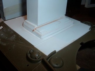ADAPTOR plate for the hull.