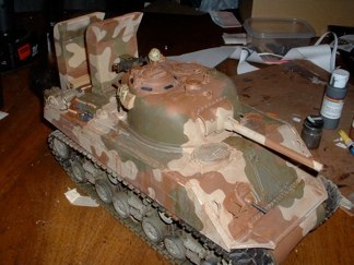The look is what I wanted so now begins the hurried process of final details to the tools, stacks and markings so I can display it at the local IPMS model contest.  I hoped to add detail to the locks for the stacks to make them removable (and believable), but that can wait till after the upcoming contest.  Must weather!!!!