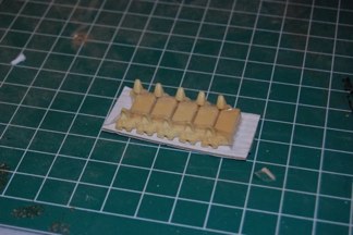 I have some old max trax Sherman resin tracks to use as a master for my spare track block holder