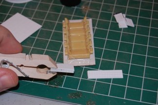 I use styrene to approximate the track shape...