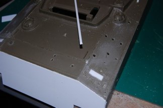 to match the plastic rod I had handy....