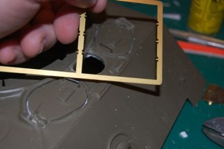 In my case I chose to make the front lip from scrap Photo etch brass I had lying about.