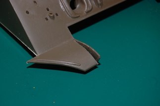 Stage 1 of my Sherman builds, remove the mud shields and modify the fenders.  I choose to cut them up and make them fit so I can save he rib detail.