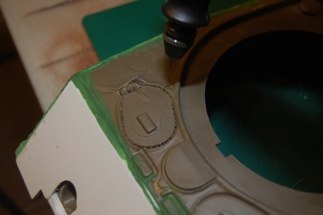 Trying something new.  My normal hatch process is to recycle old hulls from previous conversions.  I have ‘run out’ as they might say so I decided to try the old thread trick.  In this photo I am trilling numerous holes with a twist drill.