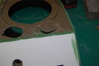 On the other side I only drilled 1 hole and used the thread all the way around.  I enjoyed these results much better.