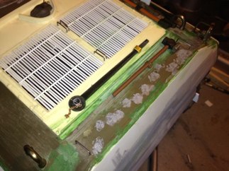 Stowage of Sledge and idler adjuster, get metal brackets and pins....