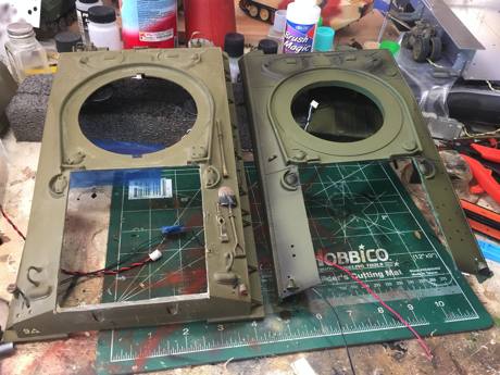 In between stages. I also scavenge the HL Turret rings.