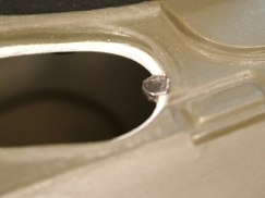 Working hatches are now secured with rare earth magnets, and the head of a roofing nail (which provides good surface area)