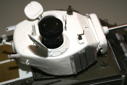 Operable hatches and extra MG mounts added.  The commander will have a Verlinden .30 cal added for more firepower.