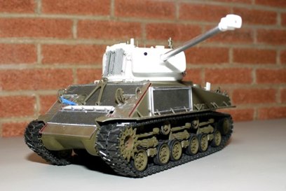 Sommerfield matting Added to hull.  It was used to add foliage for camoflage.  00-72 bolts added to armor.