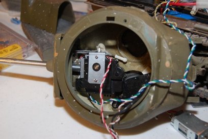 Nick Aguilar sold me an old B.Y.A. turret that I refurbed and re-wired.