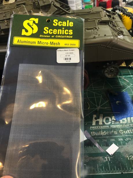 Got some micro mesh to cover engine grills.