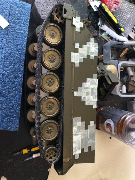 First attempt at masking the DUALTEX digital cams was a flop.