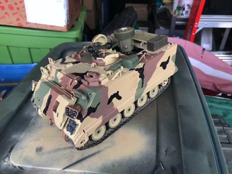 Other efforts with modified 1/18 21st Century toys vehicles have allowed some additions to the pack. It allowed NATO subjects to be added including my late 70's M113A1 with MASSTER scheme.