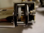 I had to heat the gear on the motor with a heat gun and press it further onto the shaft. Bob, from ETO armor, included 3 sets of different size gears to replace the factory gears on the motors but you need an "English" allen wrench for the set screws. They are not U.S. or metric.  It's a good thing my mechanic used to own a B.S.A motorcycle. He just happen to have one correct size.