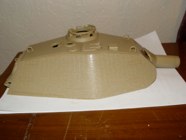 Traverse is modified to accept the Porsche turret.
