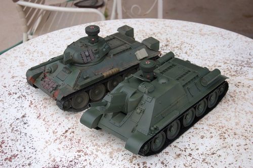 I am really happy with the results so far.  It looks good next to my T34/76.