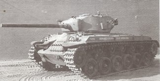 t23e3-medium-tank was the first torsion bar variant and later formed the pattern for the Pershing.