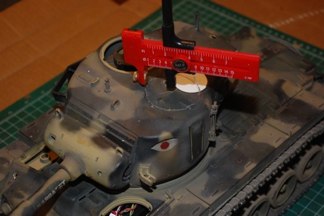 A simple circle cutter was used to cut the new hatch hole.