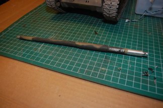 As this was a king tiger barrel, I need to remove the step in the middle to make it work.  Off to the metal shop.....