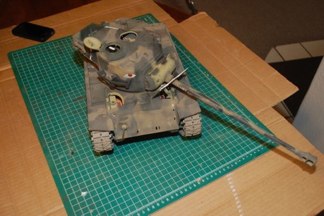 I removed the loose parts and applique armor.