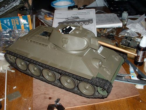 Speaker box is connected and mounted under the engine grill for the sound effects.  I scratch built a battle unit mount that sits above the elevation unit that can be removed for maintenance.  The commanders hatch will have to come off for battling, it blocks the front hemisphere from attack.