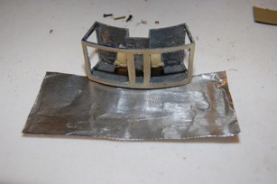 Appropriate size chunk of aluminum cut to shape