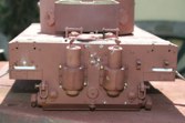 Flappers installed and real bolts used to attach the housing. I am so proud.