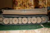 Following a previous example, 00.90 size bolts are employed to keep the side skirts firmly on the tank.
