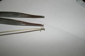 To go even further, small wire and brass handles were soldered together......