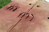 As usual the first coat should always be a rusty primer.