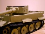 I started to add some dents using a small wooden embossing tool.   I may add more as the tank nears completion.  Overall I'm happy with the results of both the shroud and the fenders, and I'm sure additional painting and weathering will help bring out details even more.